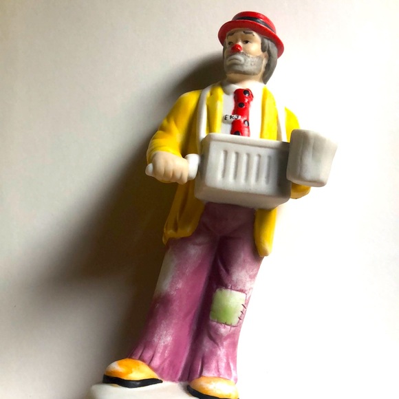 Vintage Other - VTG • Clown Figurine •